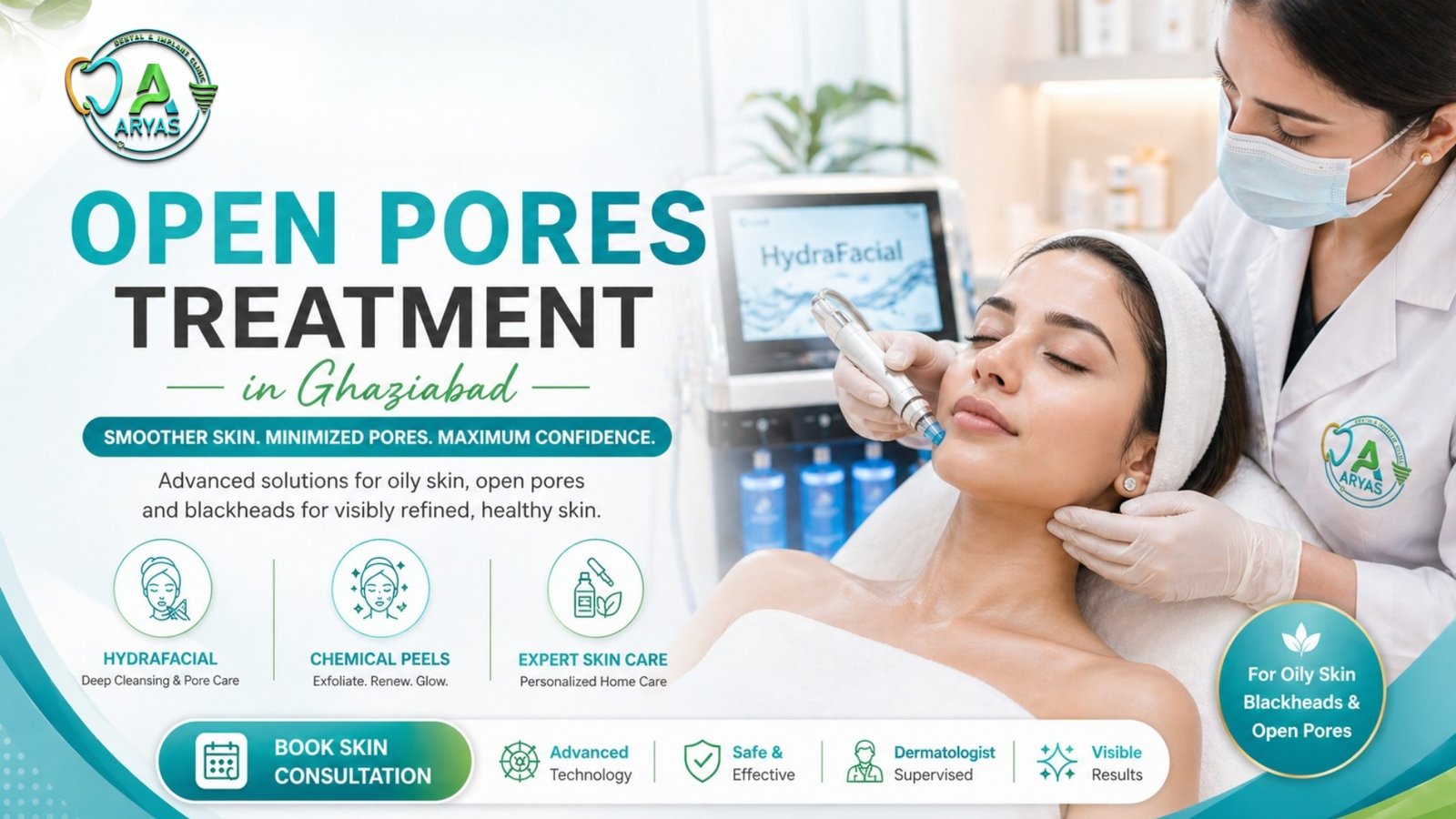 Open Pores Treatment in Ghaziabad | Aryas Aesthetics Clinic